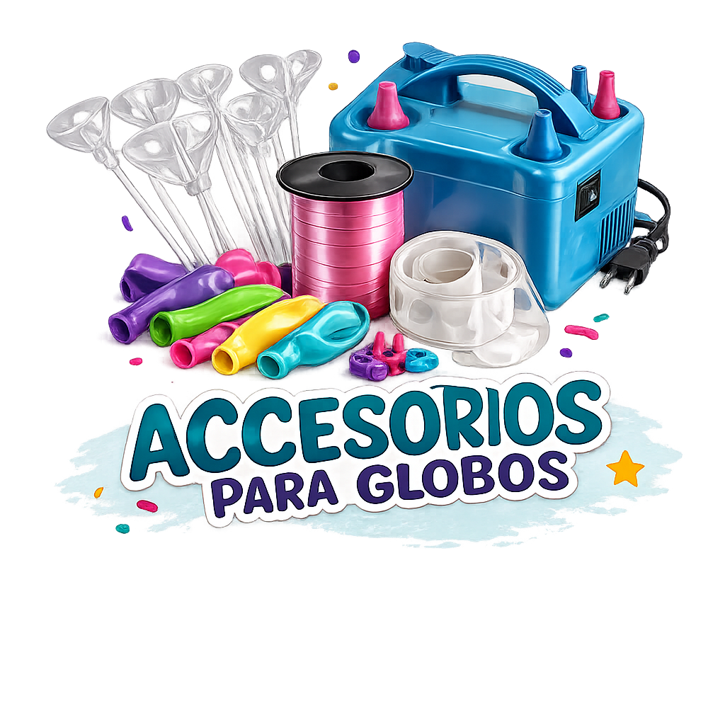conjunto de accesorios para globos