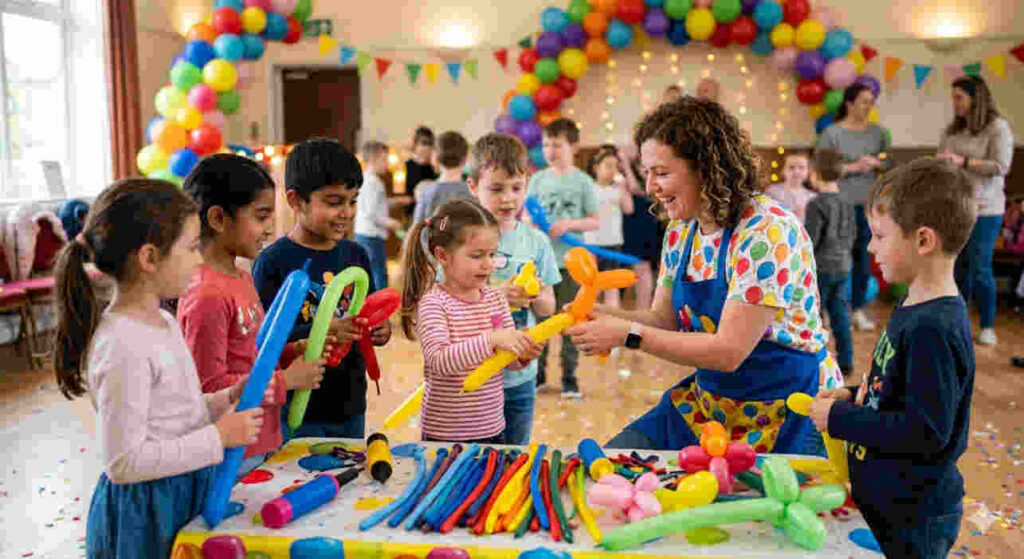 Fiesta infantil Taller Globos