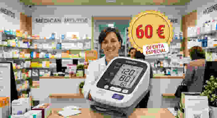Medidor tensión ofrecido por farmaceutica