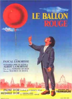 Cartel película LE BALLON ROUGE
