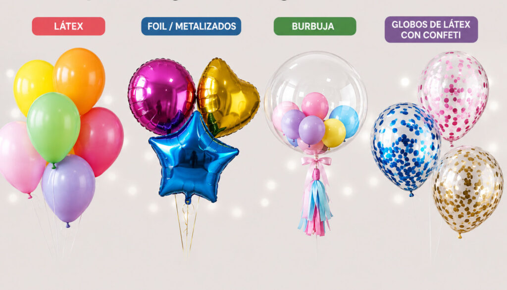 tipos de globos